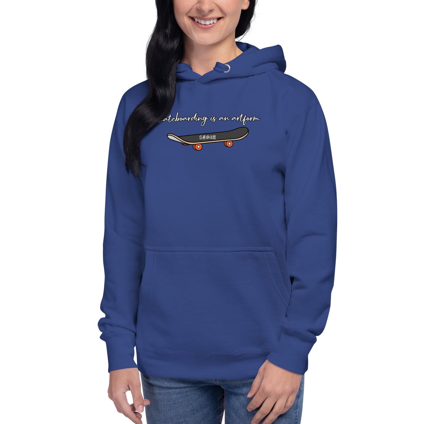 Unisex Hoodie "Skateboarding is an artform"