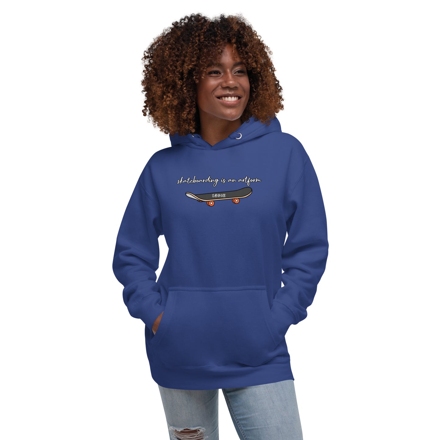 Unisex Hoodie "Skateboarding is an artform"