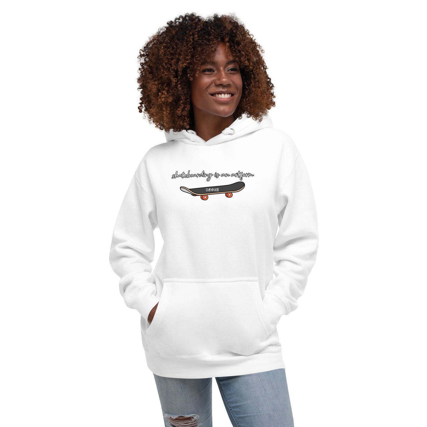 Unisex Hoodie "Skateboarding is an artform"