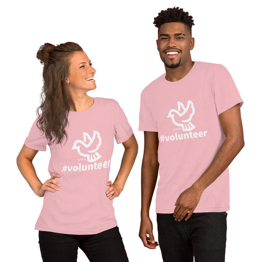 Unisex t-shirt #volunteer