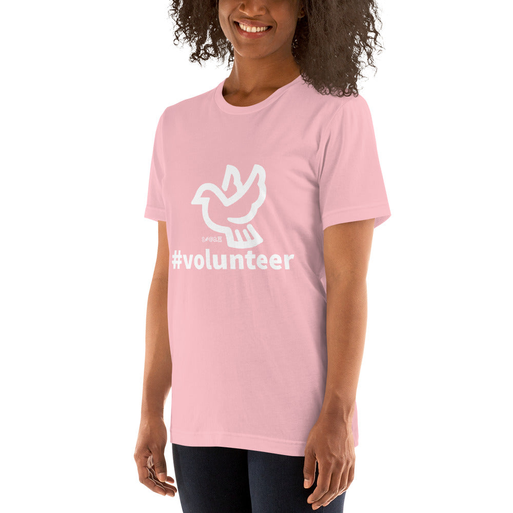 Unisex t-shirt #volunteer