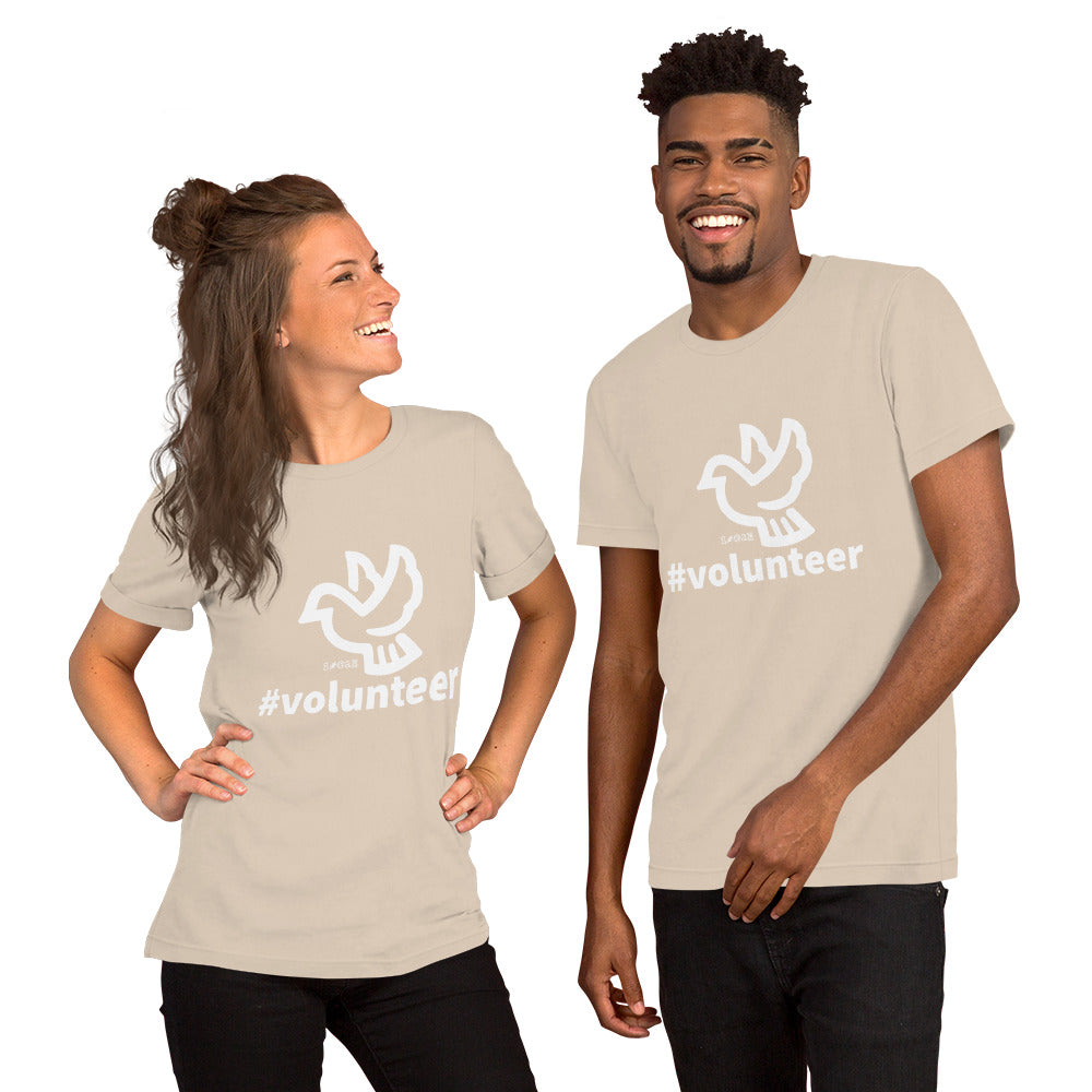 Unisex t-shirt #volunteer