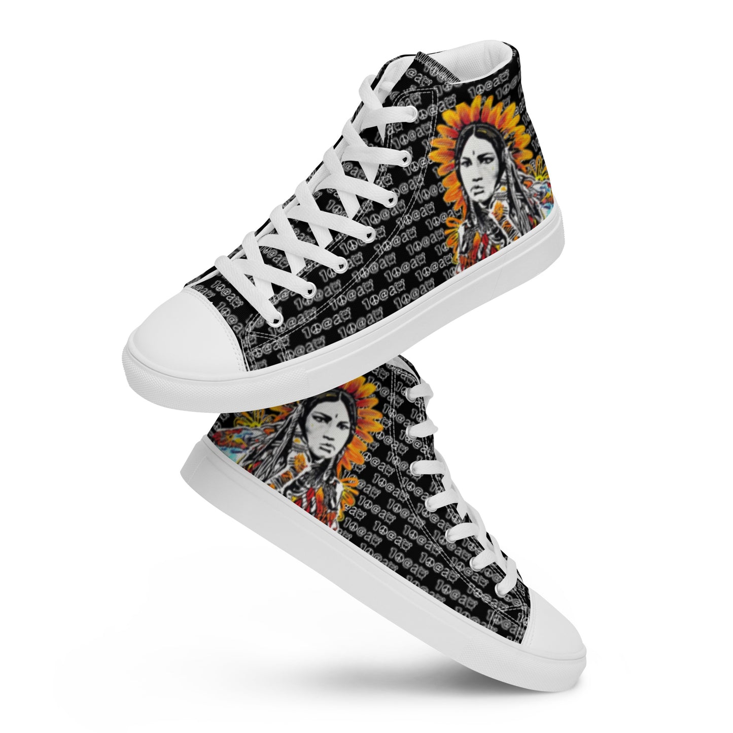 Women’s high top canvas shoes Skateboarding