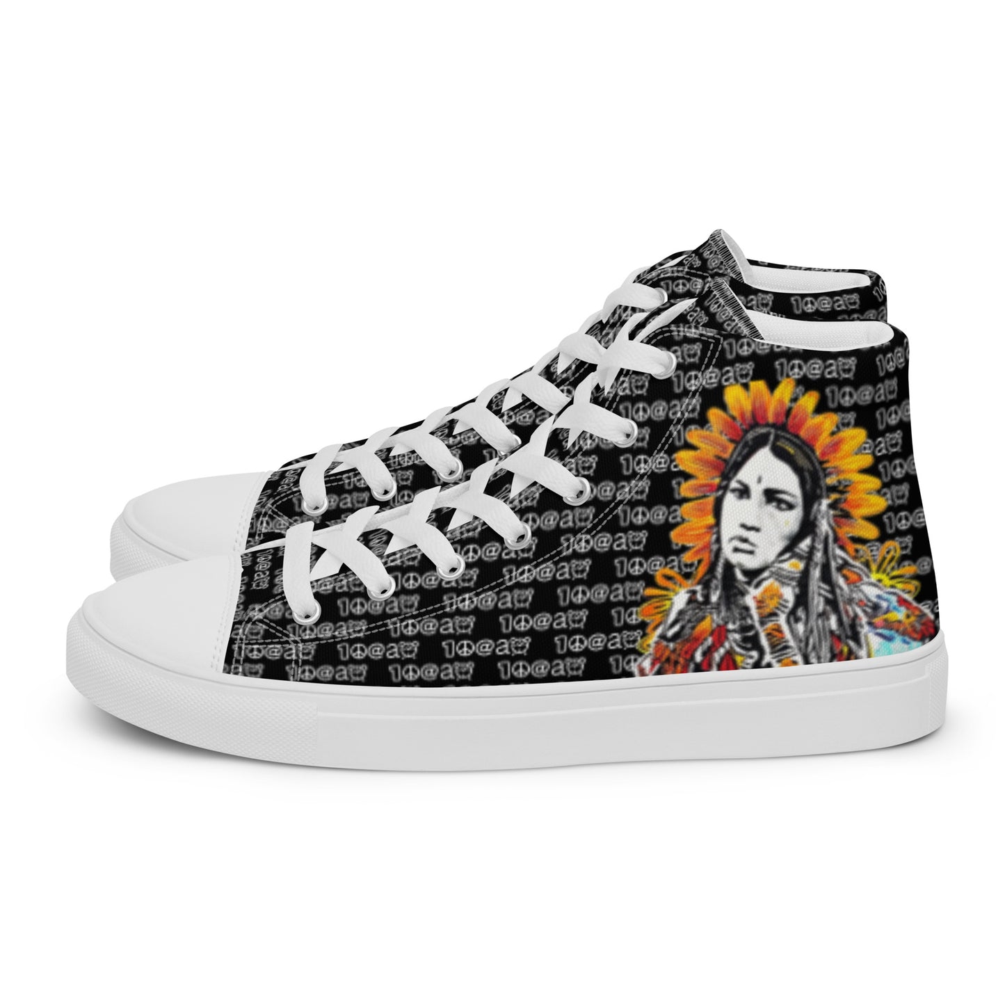 Women’s high top canvas shoes Skateboarding