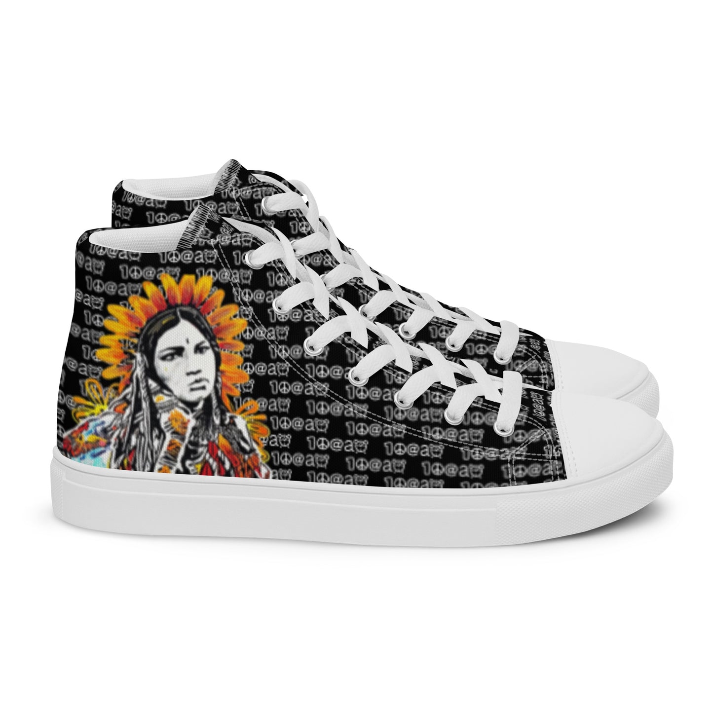 Women’s high top canvas shoes Skateboarding