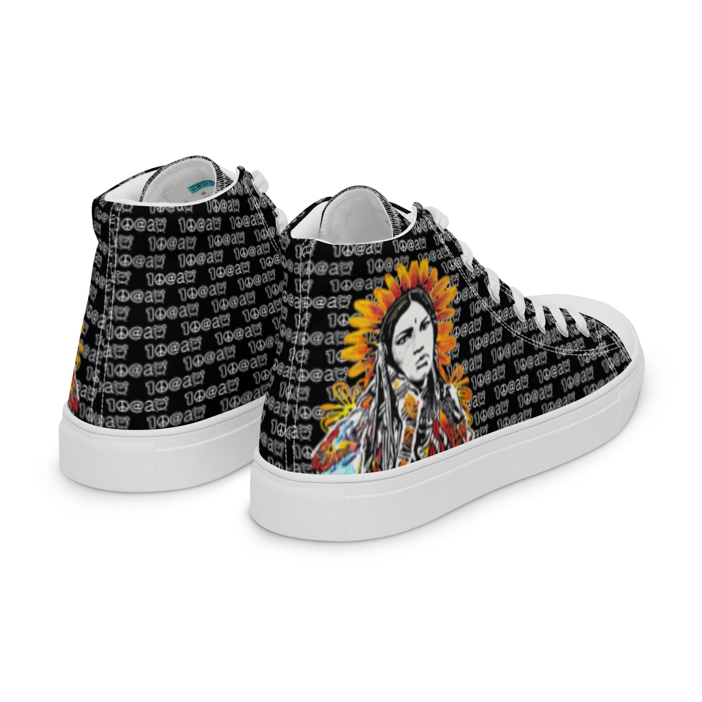 Women’s high top canvas shoes Skateboarding