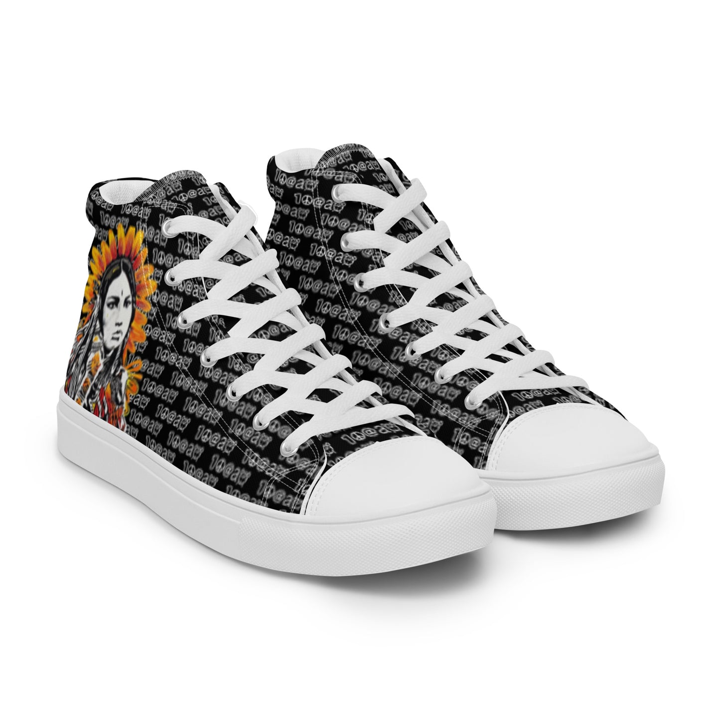 Women’s high top canvas shoes Skateboarding