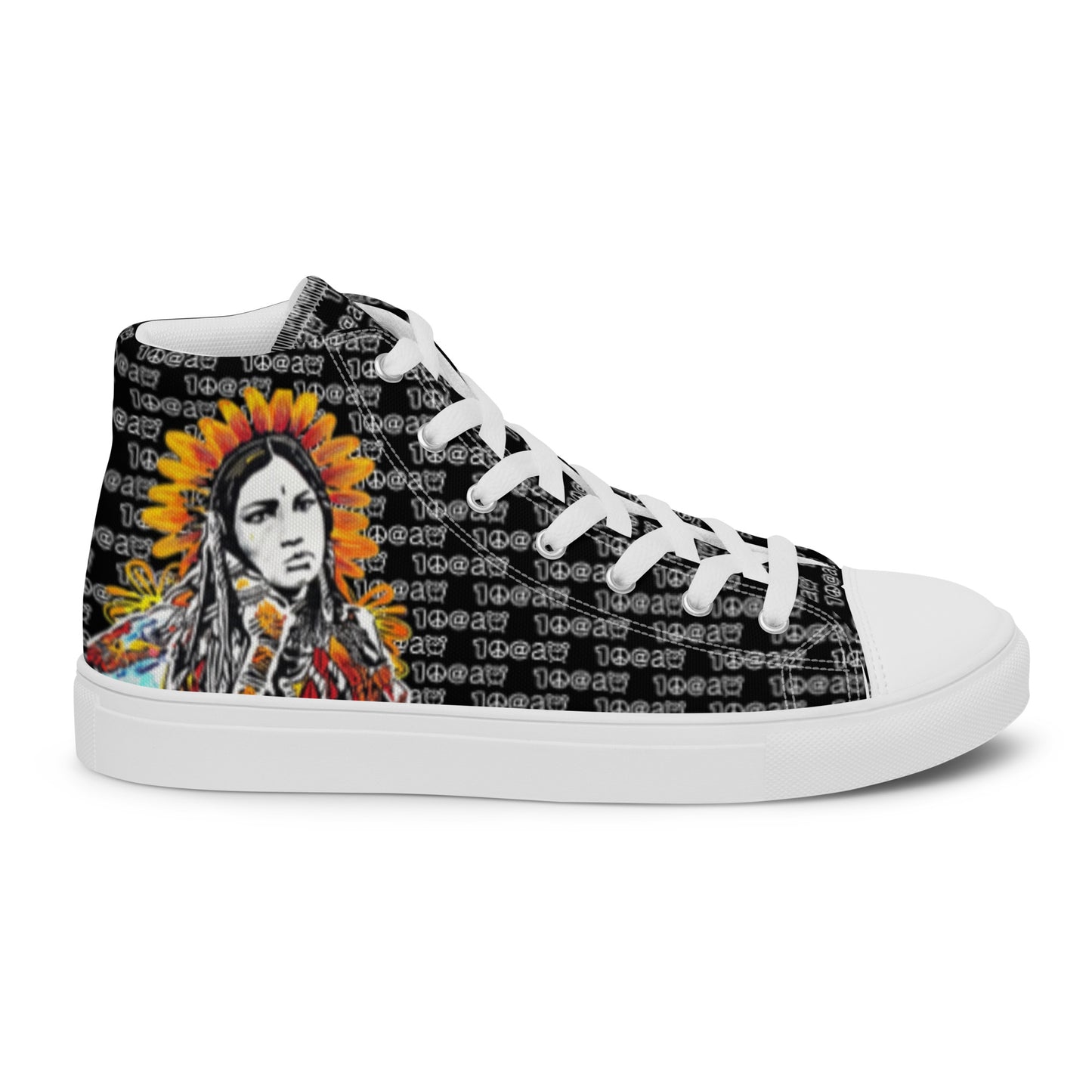 Women’s high top canvas shoes Skateboarding