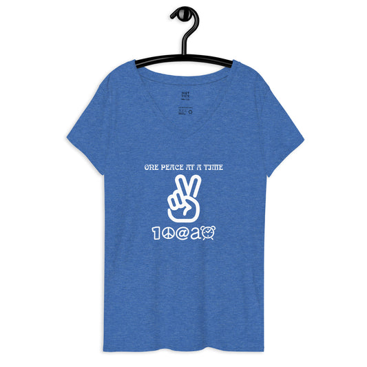 Women’s recycled v-neck t-shirt