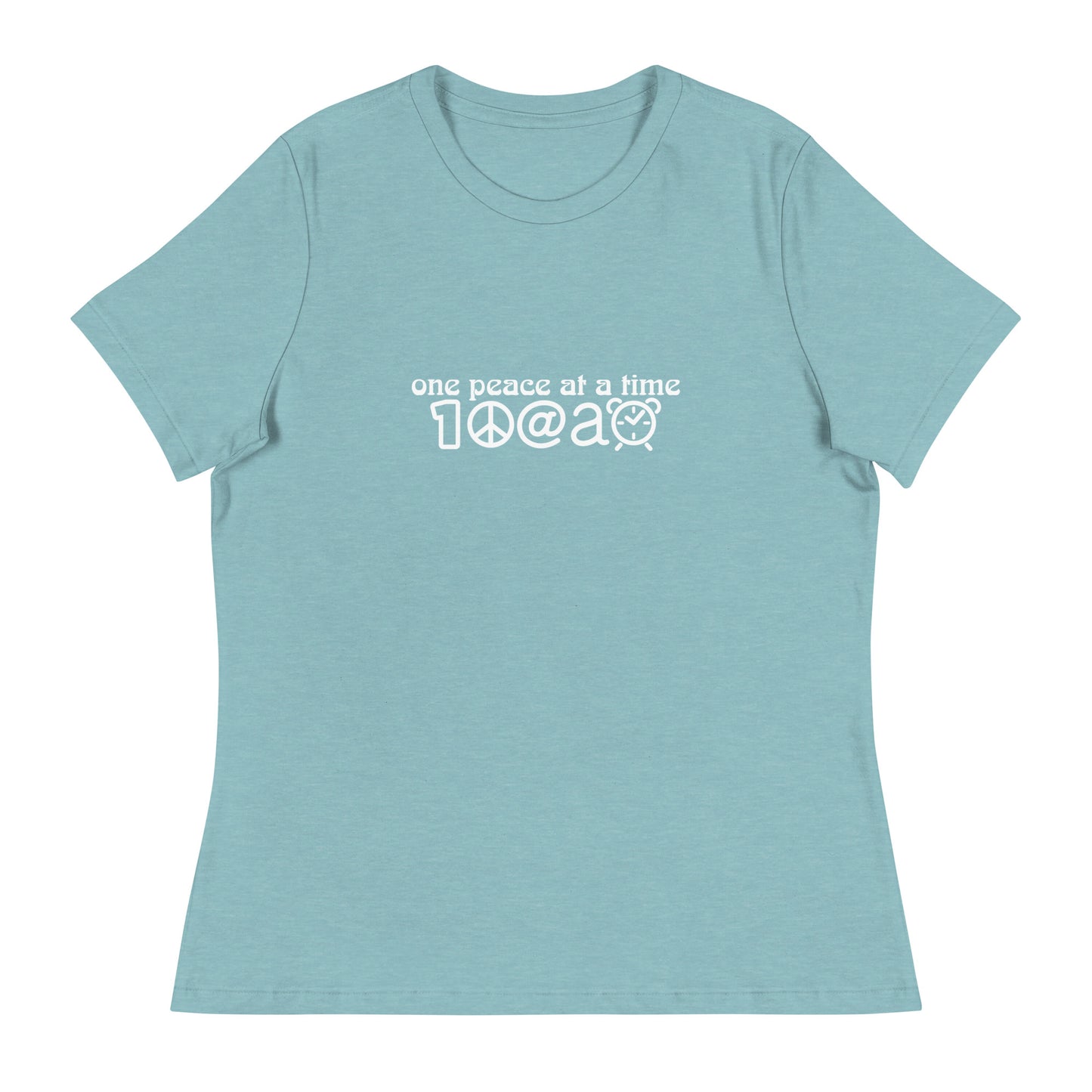 Women's Relaxed T-Shirt 1Peace Glyph