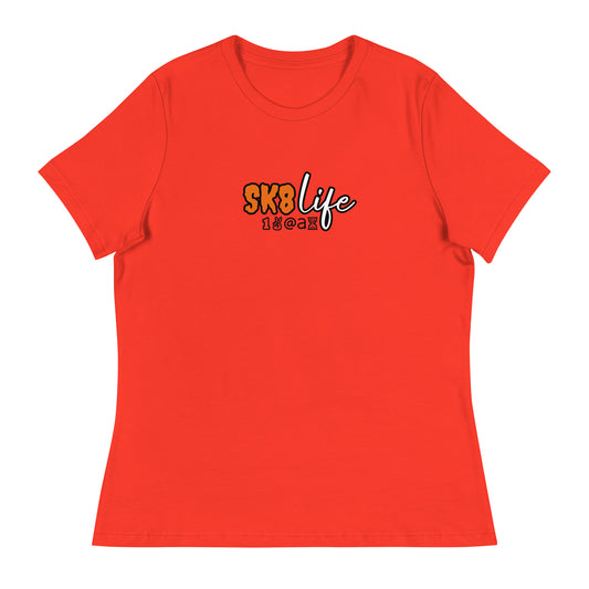 Women's Relaxed T-Shirt "SK8life"