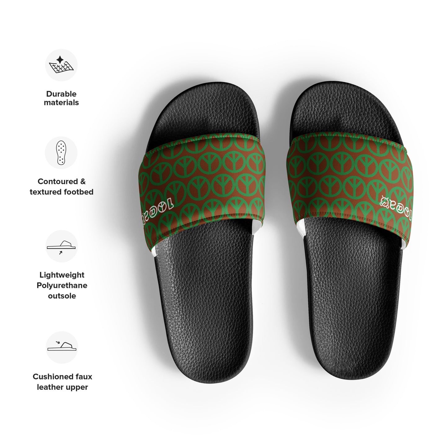 Women's slides Peace Pushers