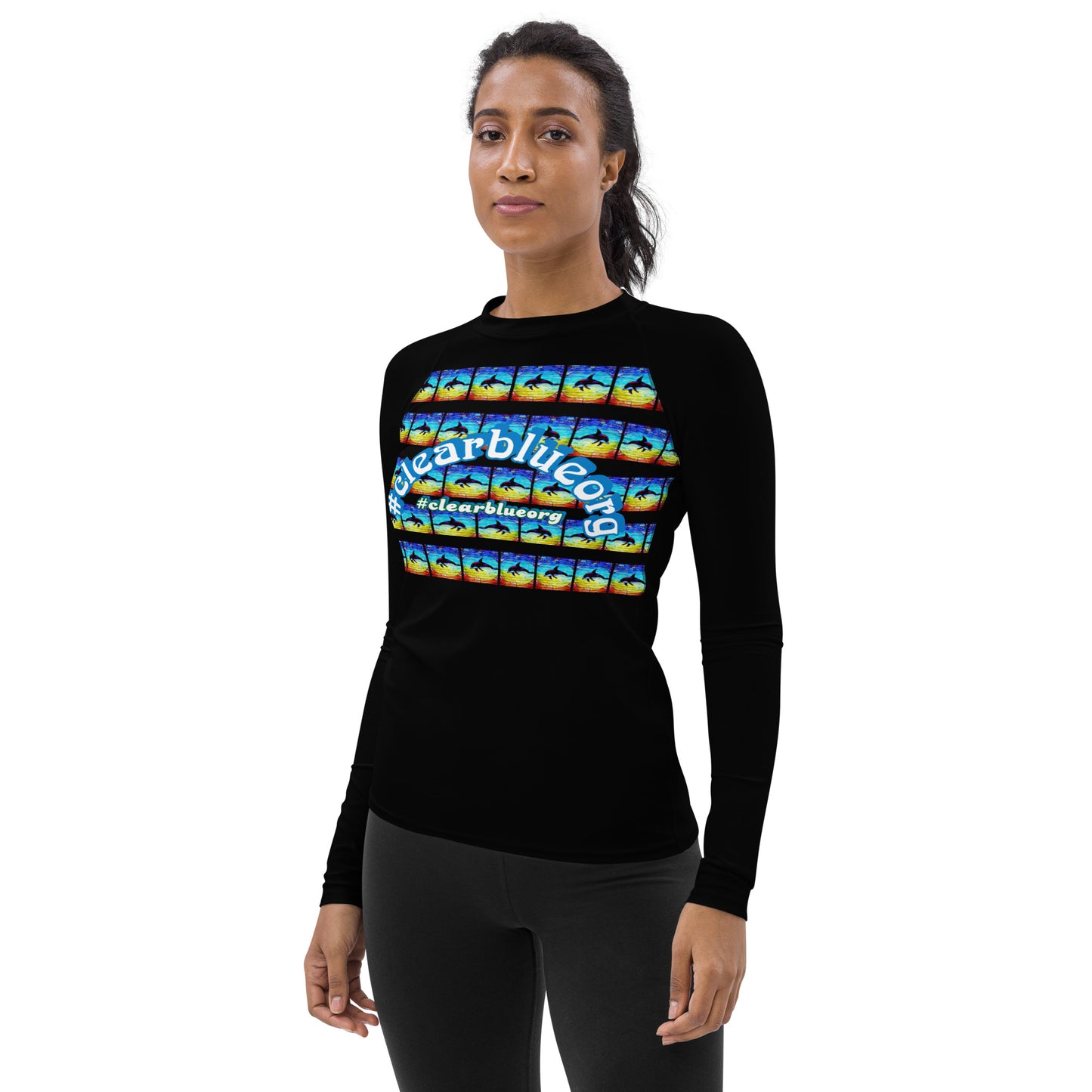 Women's Rash Guard #clearblue