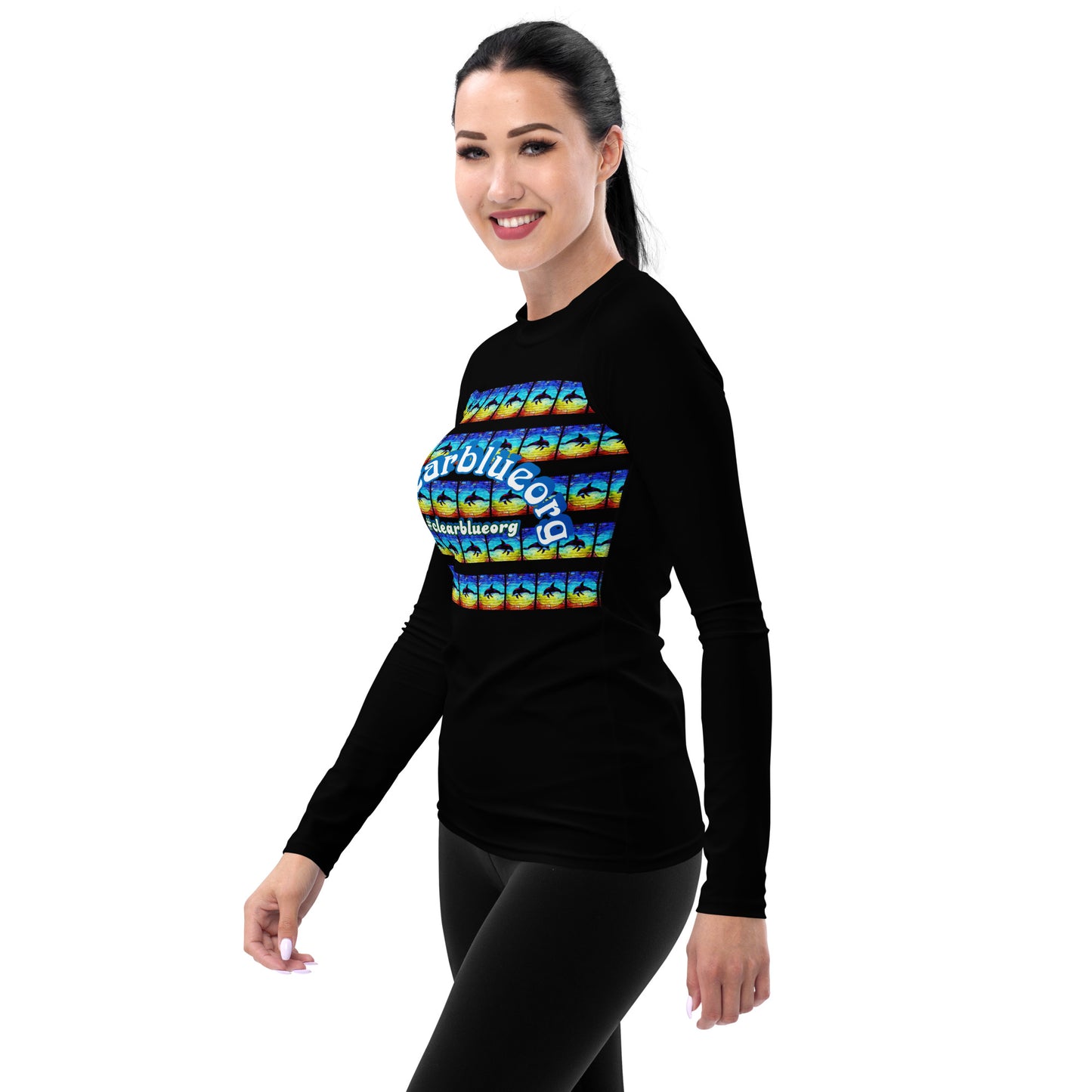 Women's Rash Guard #clearblue