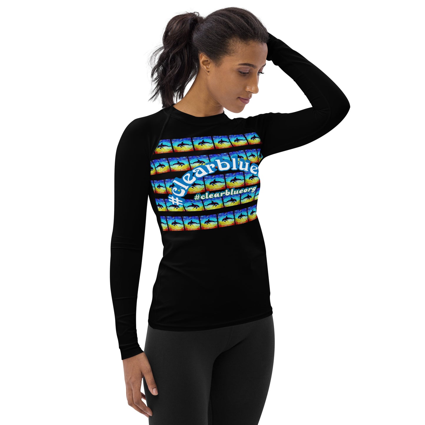 Women's Rash Guard #clearblue