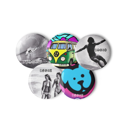 Set of pin buttons PEACE